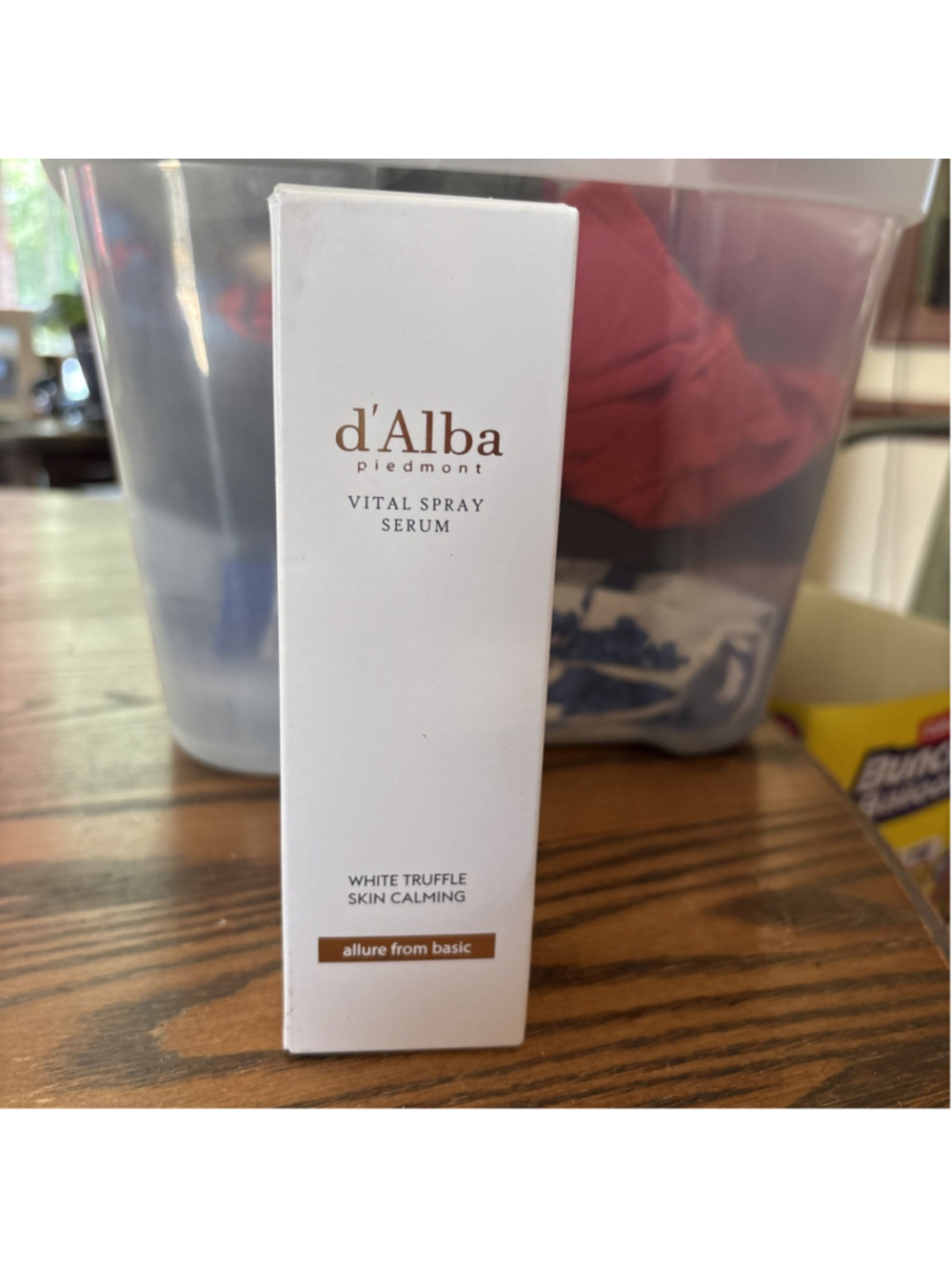 D'Alba White Truffle Skin Calming Vital Spray Serum 100ml/3.4oz Fresh Exp 1/2027